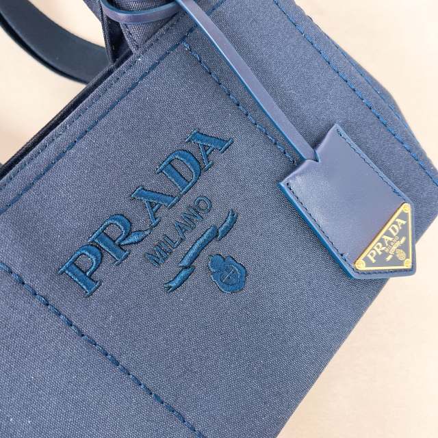 프라다 리넨 혼방 미니 핸드백  1BA038