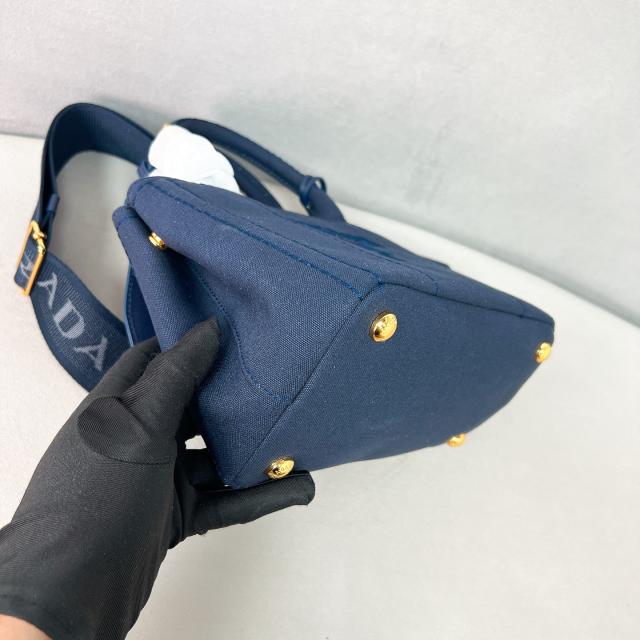 프라다 리넨 혼방 미니 핸드백  1BA038