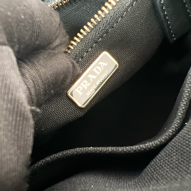 프라다 리넨 혼방 미니 핸드백  1BA038