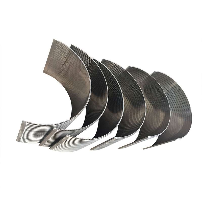 Sieve bend screen, also named DSM screen, is a curved concave wedge bar type of screen made of stainless steel wedge wires.