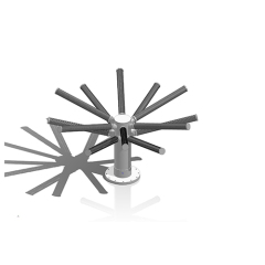 Wedge Wire Screen Collector with Hub Spokes