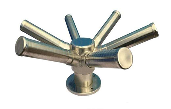 wedge wire water header system 