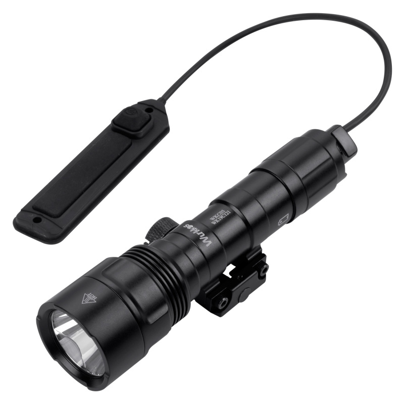 WKC05 Tactical Flashlight Professional Gun Flashlight Cree XPL 1000 Lumens with Remote Pressure Switch