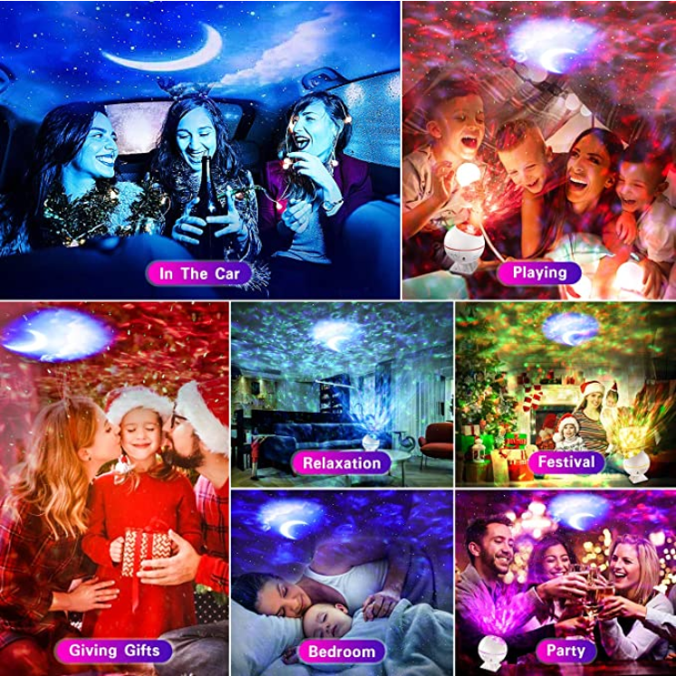 Galaxy Star Projector Night Light Galaxy Nova Projector with 40 Colors Mini Galaxy 360 Pro Nebula Cloud for Bedroom Ceiling Car Adults Kids Gift
