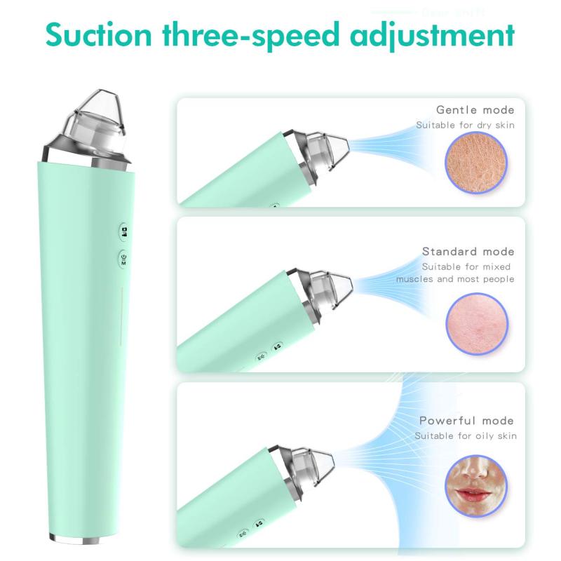 Electric Blackhead Remover, Visual Electric Facial Pore Cleaner Phone Linked Display WiFi Beauty Device for Skin Care, with 6 Replaceable Probes