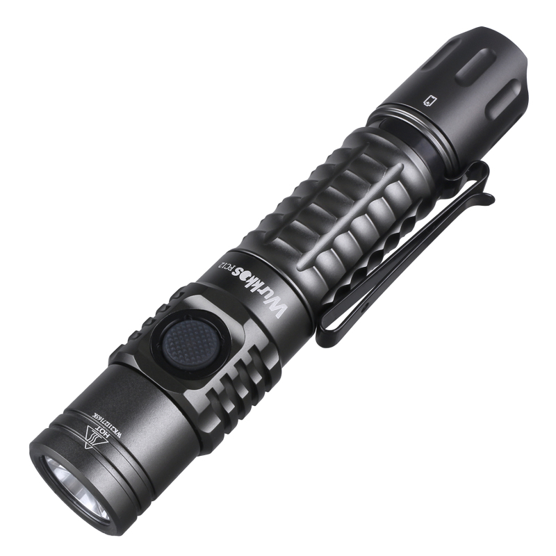 Wurkkos FC12 USB C Rechargeable Tactical Flashlight SFT40 2000lm 345M Throw Powerful Torch with Tail Switch 2 Groups