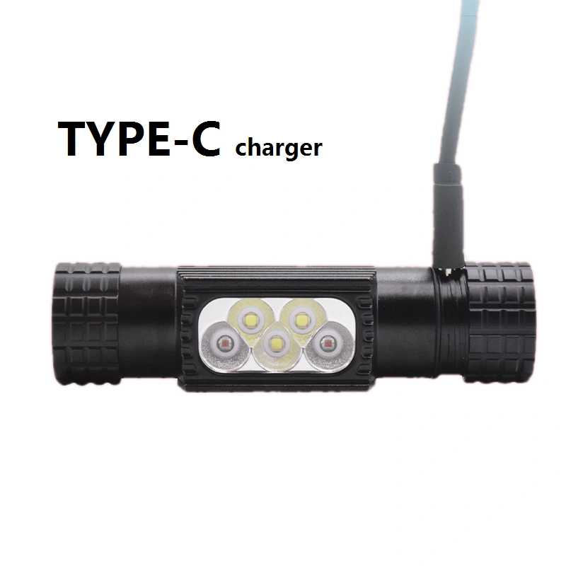 Rechargeable Headlamp H05B, Powerful Head Light with 18650 Battery