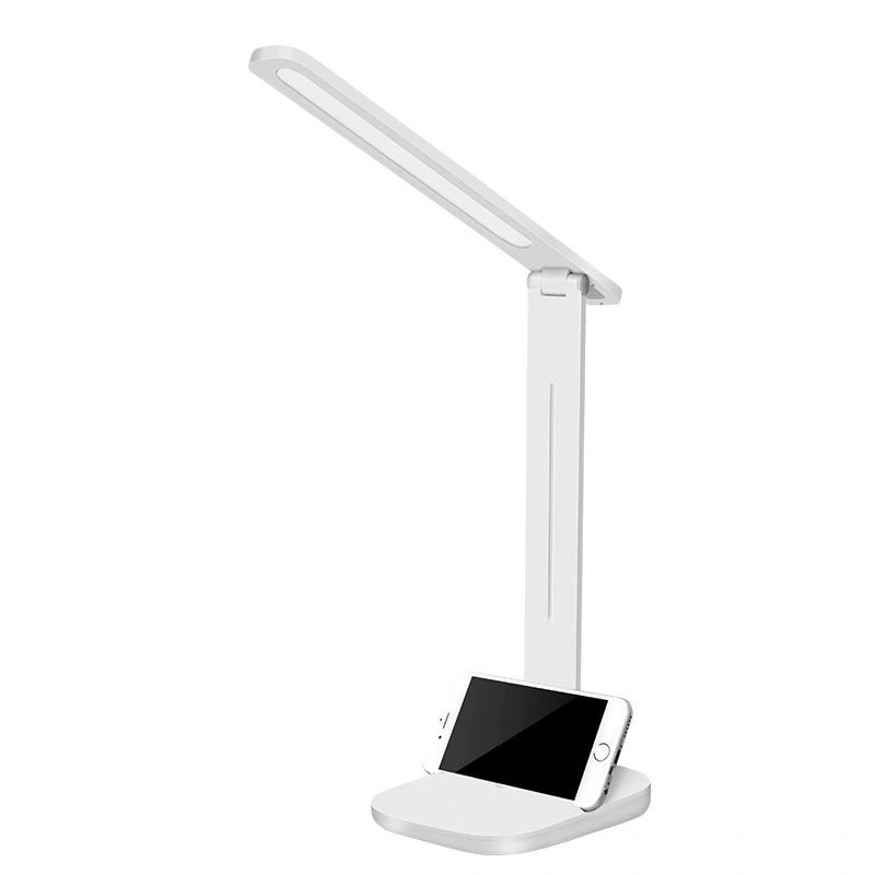 Led Desk Lamp 3 Colors Touch Stepless Dimming Foldable Table Lamp Bedside Reading Eye Protection Desk Lights Bedroom Night Light