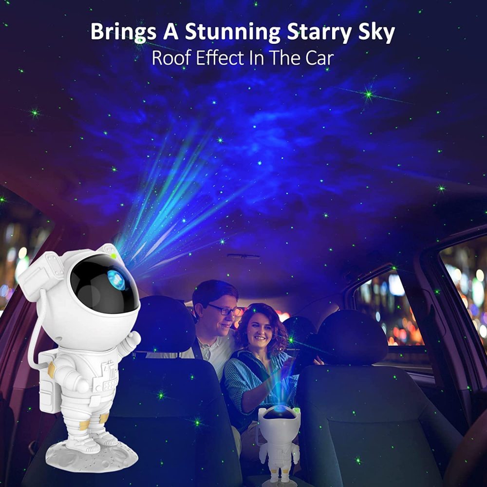 Astronaut Starry Sky Projector With Remote Control Romantic Spaceman Starry Sky Lights Atmosphere Lamp 360° Rotate Perfect