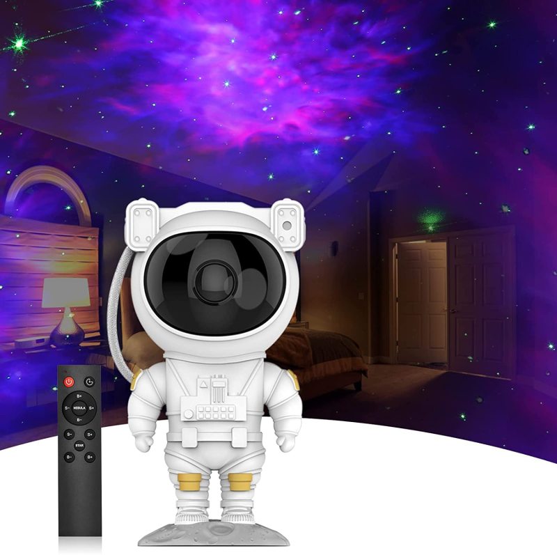 Astronaut Starry Sky Projector With Remote Control Romantic Spaceman Starry Sky Lights Atmosphere Lamp 360° Rotate Perfect