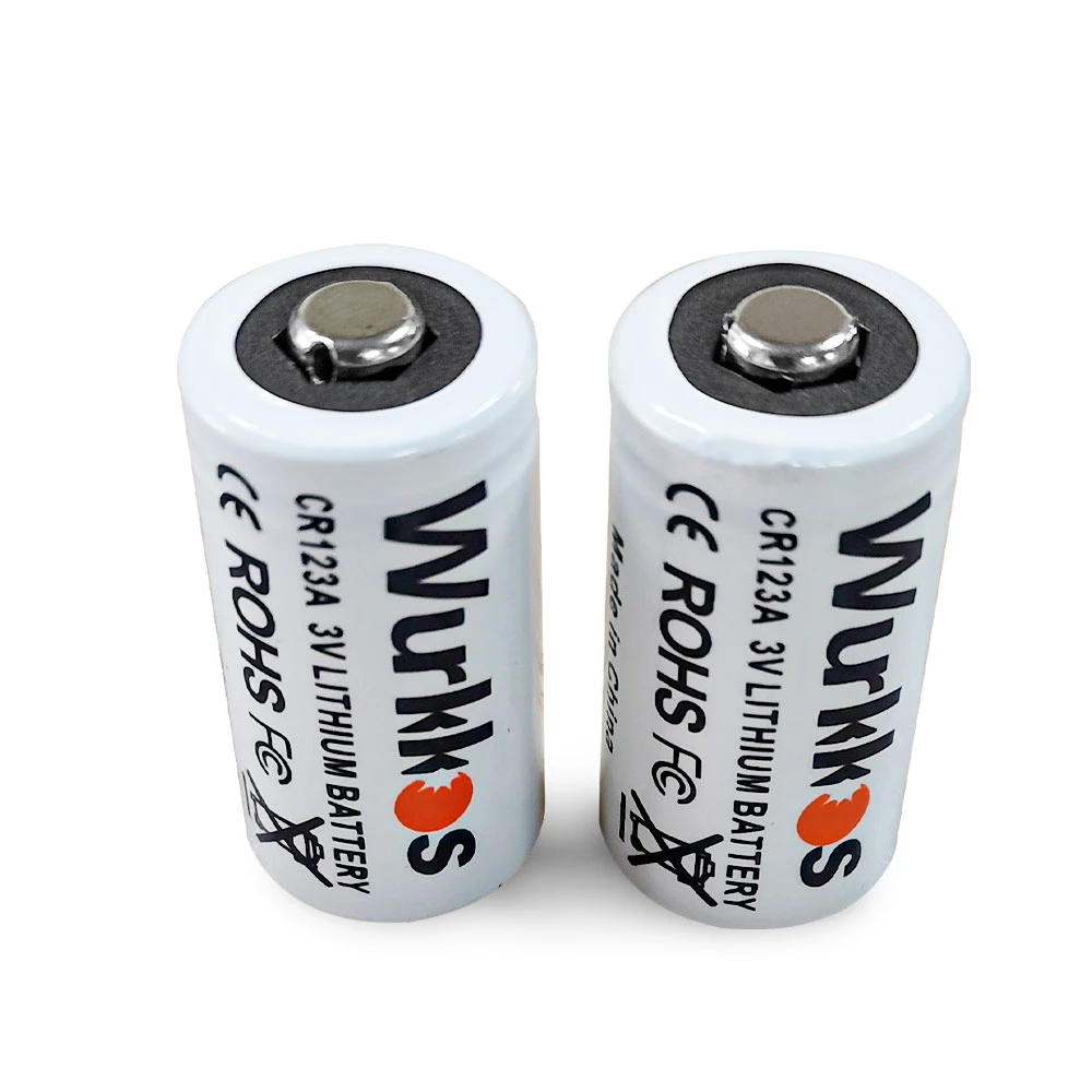 CR123 Lithium replacement batteries.