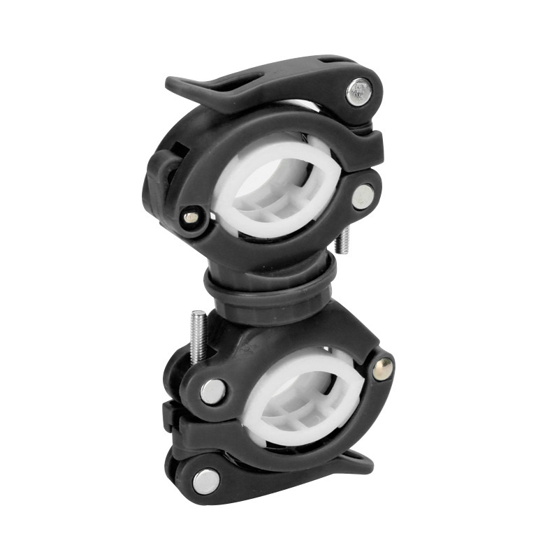 360 Swivel Bicycle Cycle Bike Front Mount LED Headlight Holder Clip Rubber for 18-38mm Diameter Flashlight new Hunting Shooting Gun Accessories