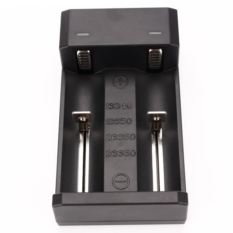 Wurkkos USB Charger 2 Slots 18650 26650 16340 36650 Rechargeable Battery Universal Charger Charger for Battery