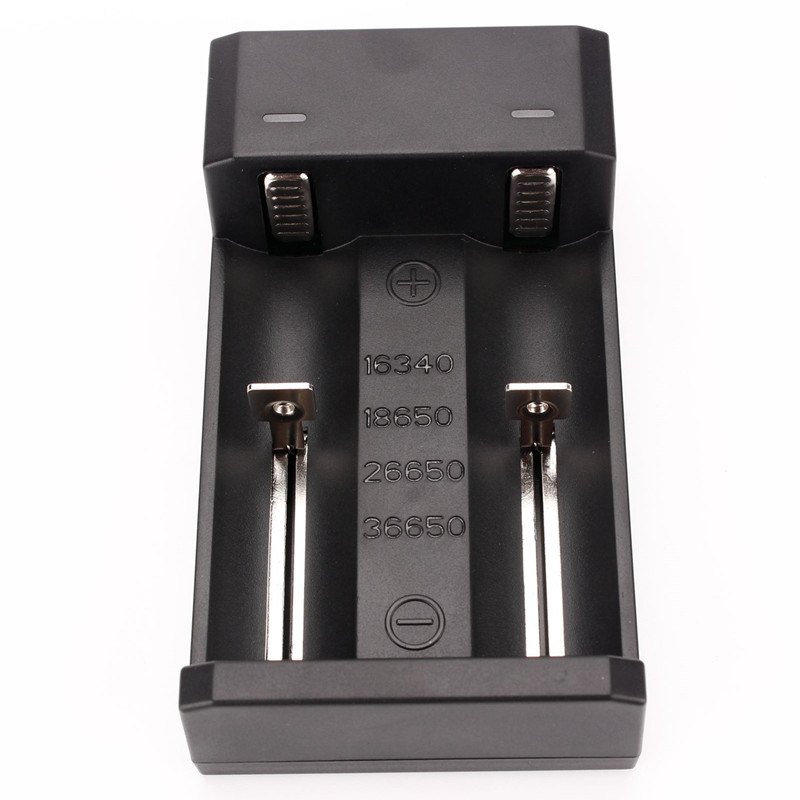 Wurkkos USB Charger 2 Slots 18650 26650 16340 36650 Rechargeable Battery Universal Charger Charger for battery