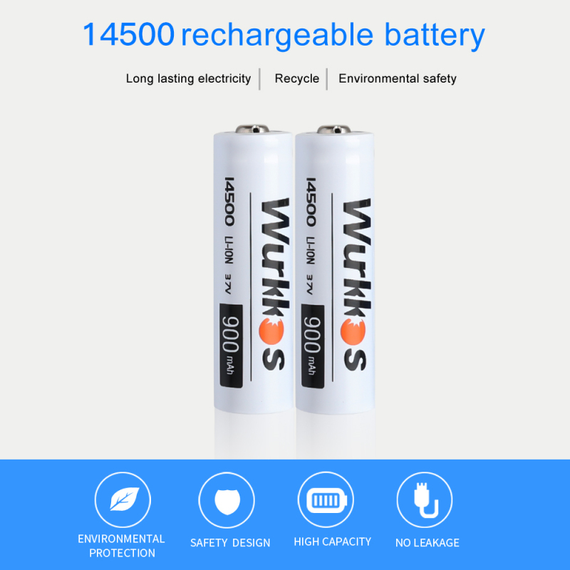 Wurkkos 900mah 14500 Battery