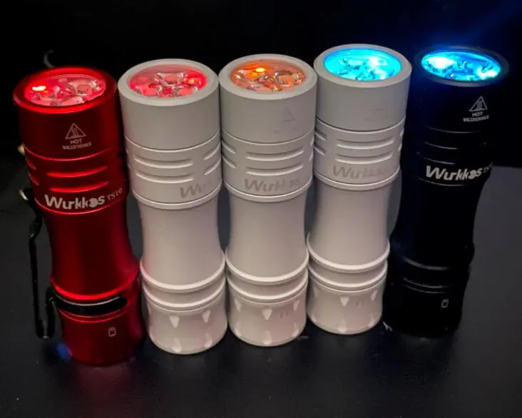 【MAO】Wurkkos TS10 Powerful Mini 14500 EDC Flashlight with 3* 90 CRI LEDs and Single Color Aux ,Anduril 2.0