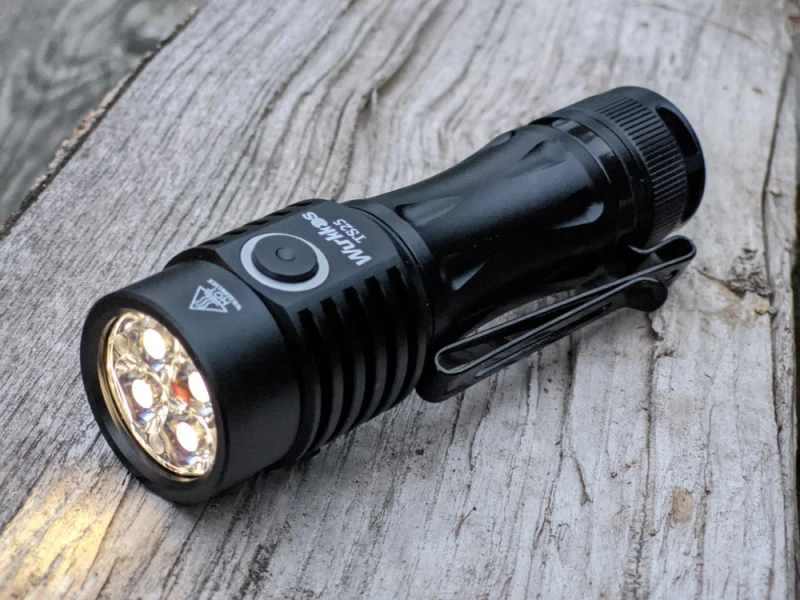 New Release Wurkkos TS25 Powerful 4000lm EDC 21700 Flashlight Quad TIR Optic With Multi Color Aux LEDs,Anduril 2.0 UI,USB C Charging/Power bank