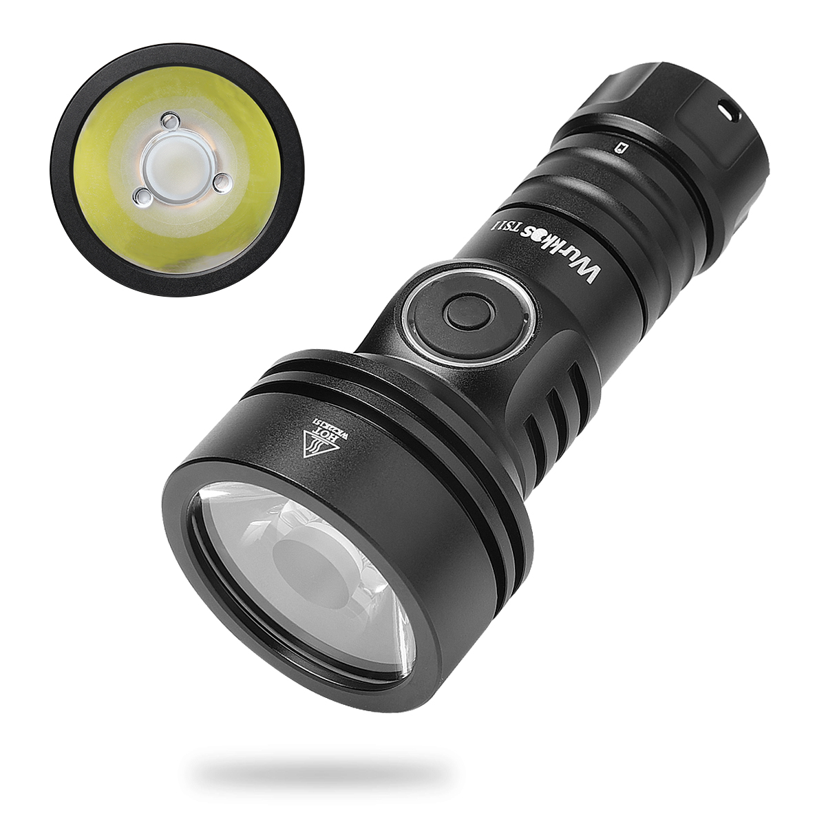 Wurkkos TS11 Powerful 2000LM Rechargeable EDC Flashlight SFT40 with RGB ...