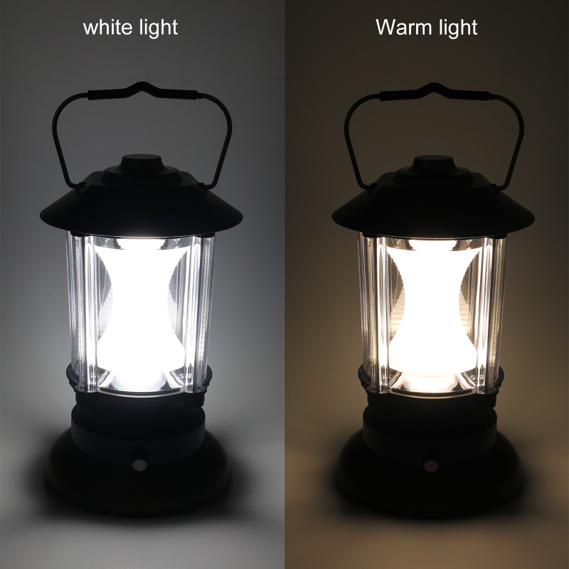 Camping Lantern Rechargeable 3000K Warm White Light Camping Lights Lamp  Brightness Adjustable 3 Light Modes with 18 Hrs Max Working Time for Hiking