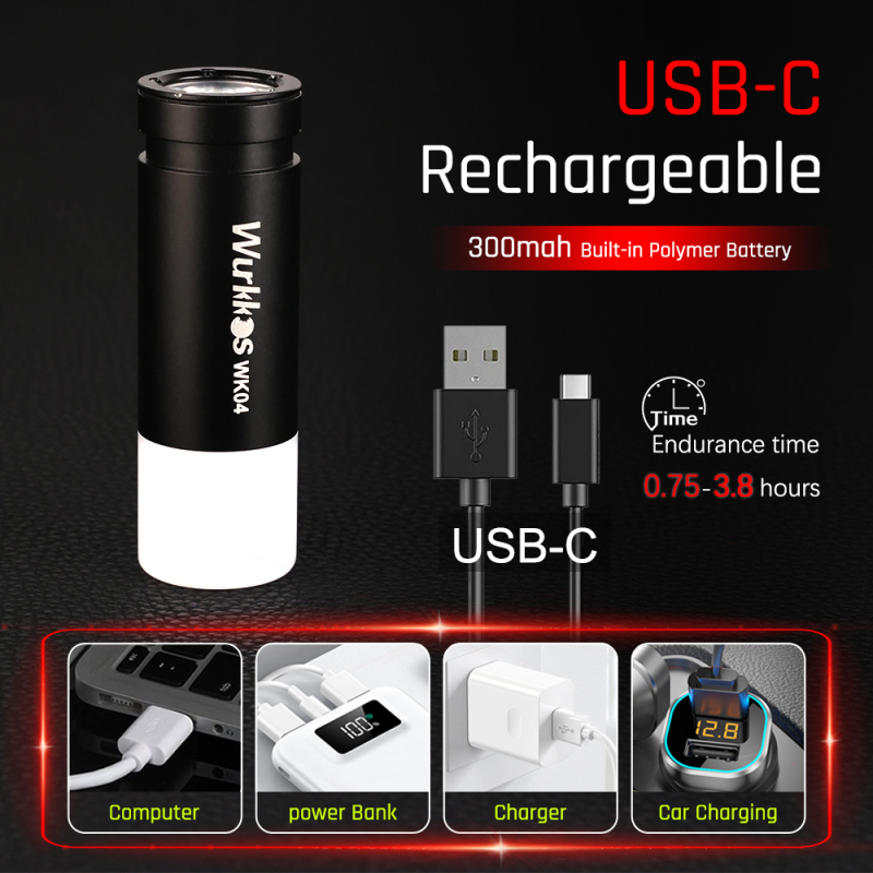 Wurkkos WK04 Double-Sided Flashlight