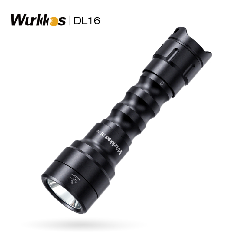 [New Arrival] Wurkkos DL16 Cost-Effective 2000lm Diving flashlight, Rechargeable Flashlight Underwater up to 100 Meters, with 18650 Battery