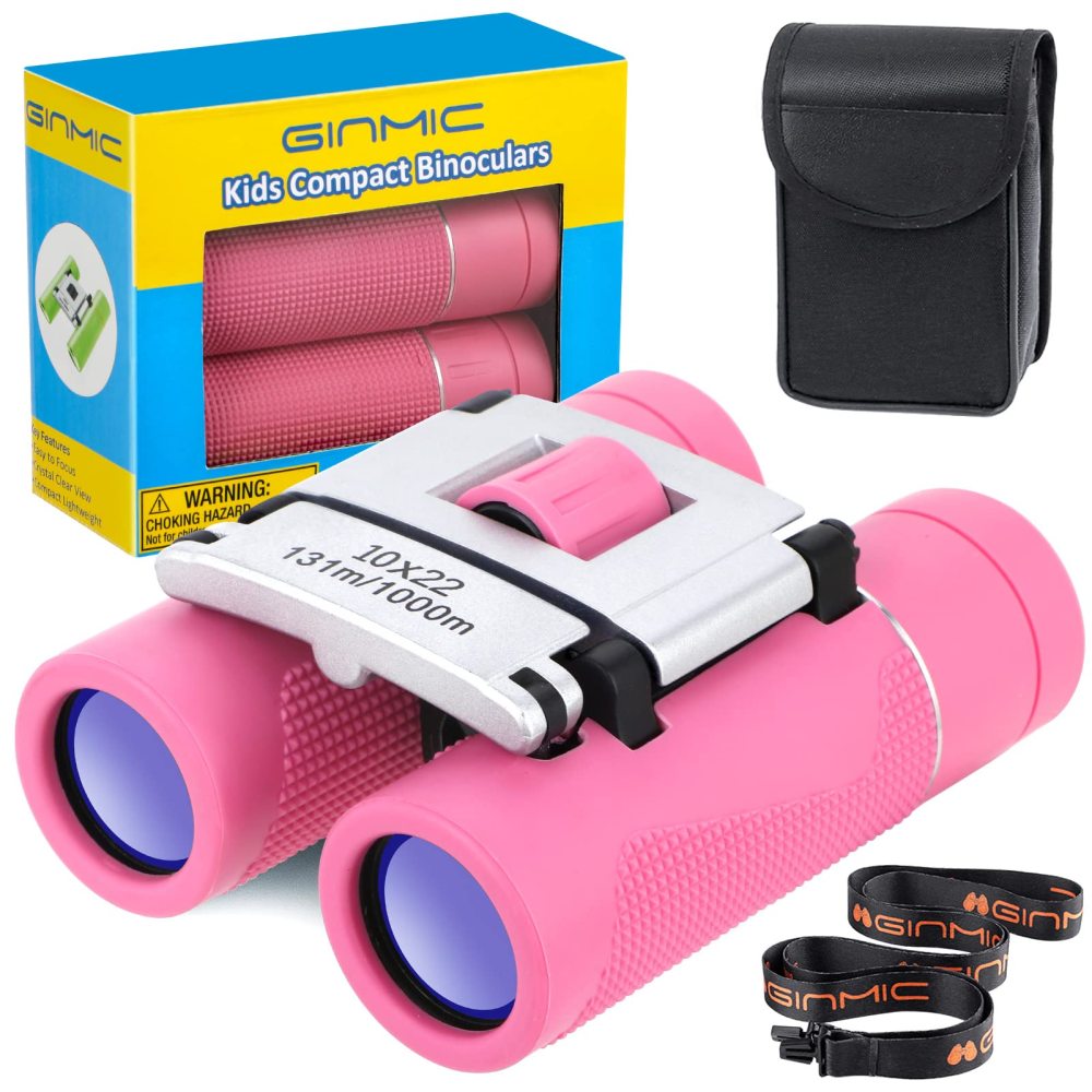 Binoculars for Kids, Mini Kids Binoculars with Neck Strap - Waterproof - TC01