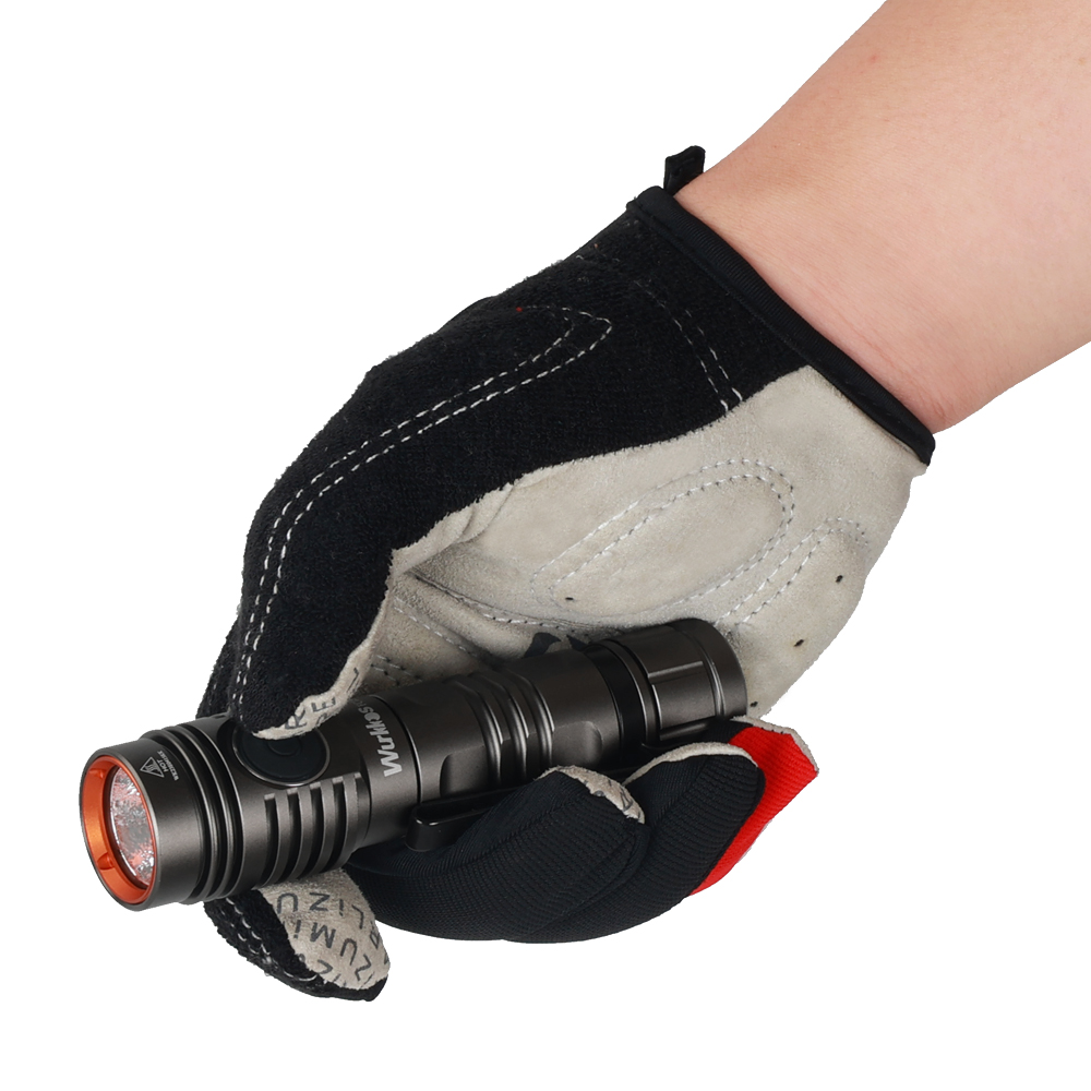 Wurkkos FC13S Mini Lampe Torche Rechargeable Ultra Puissante – Parfaite Pour Le Camping, Le Vélo Et L'Intérieur