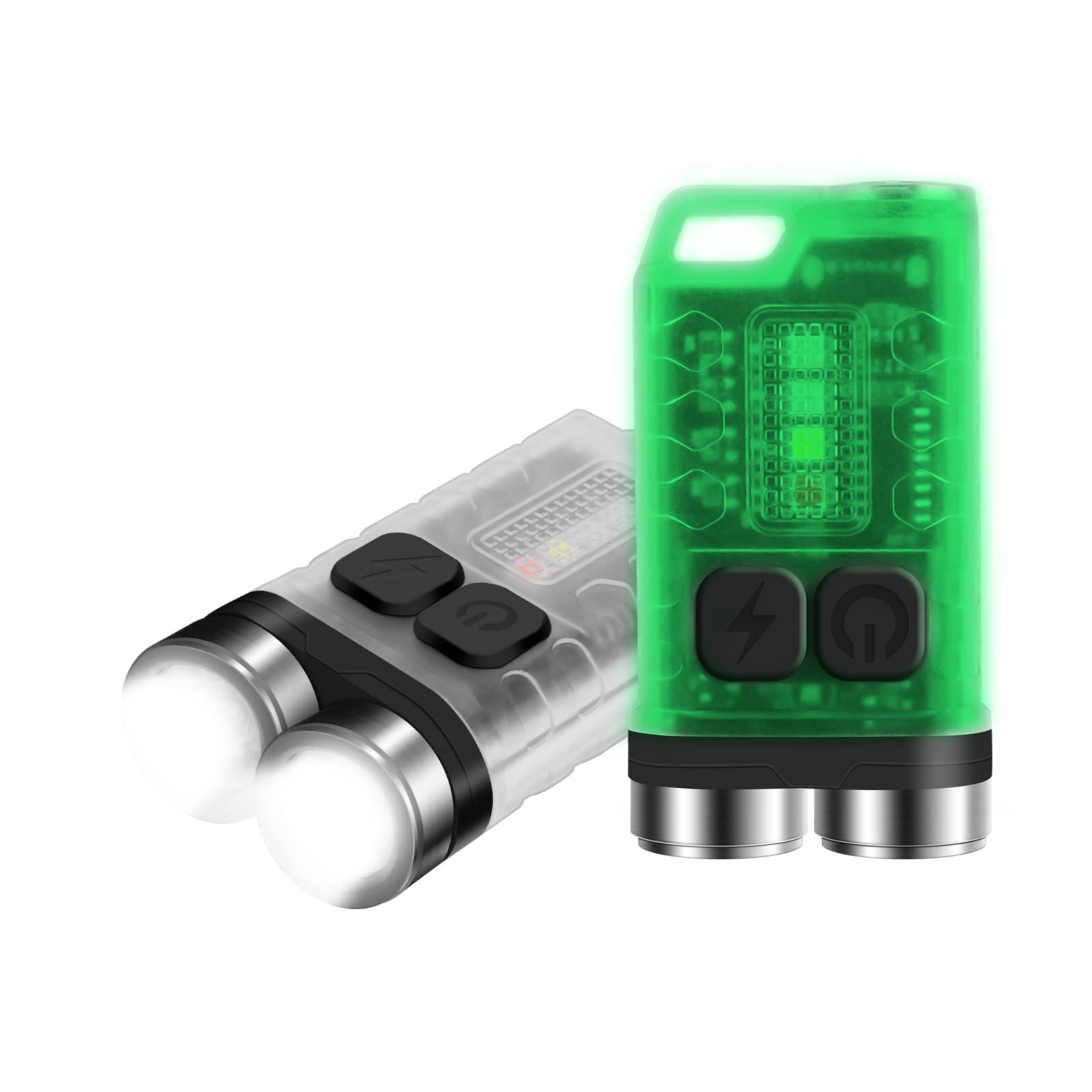 WUBEN X3 Mini Flashlight with Rechargeable Charging Box 180 Degree EDC  Keychain Flashlight Twist Ip65 Waterproof Magnet Pocket Flashlight 10 Mode