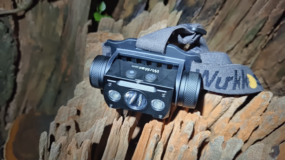 Wurkkos HD50 Headlamp with Spotlight & Floodlight&red light, 4000LM/ 239M Powerful Flashlight Magnetic Tailcap USB C Rechargeable with dual swtich