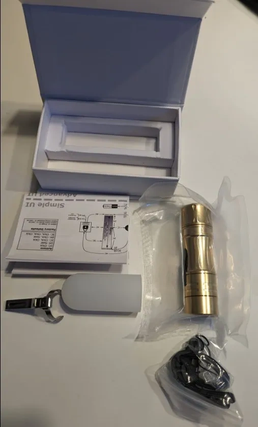 Flash Price $21.75】Wurkkos BrassTS10 Powerful Mini 14500 EDC