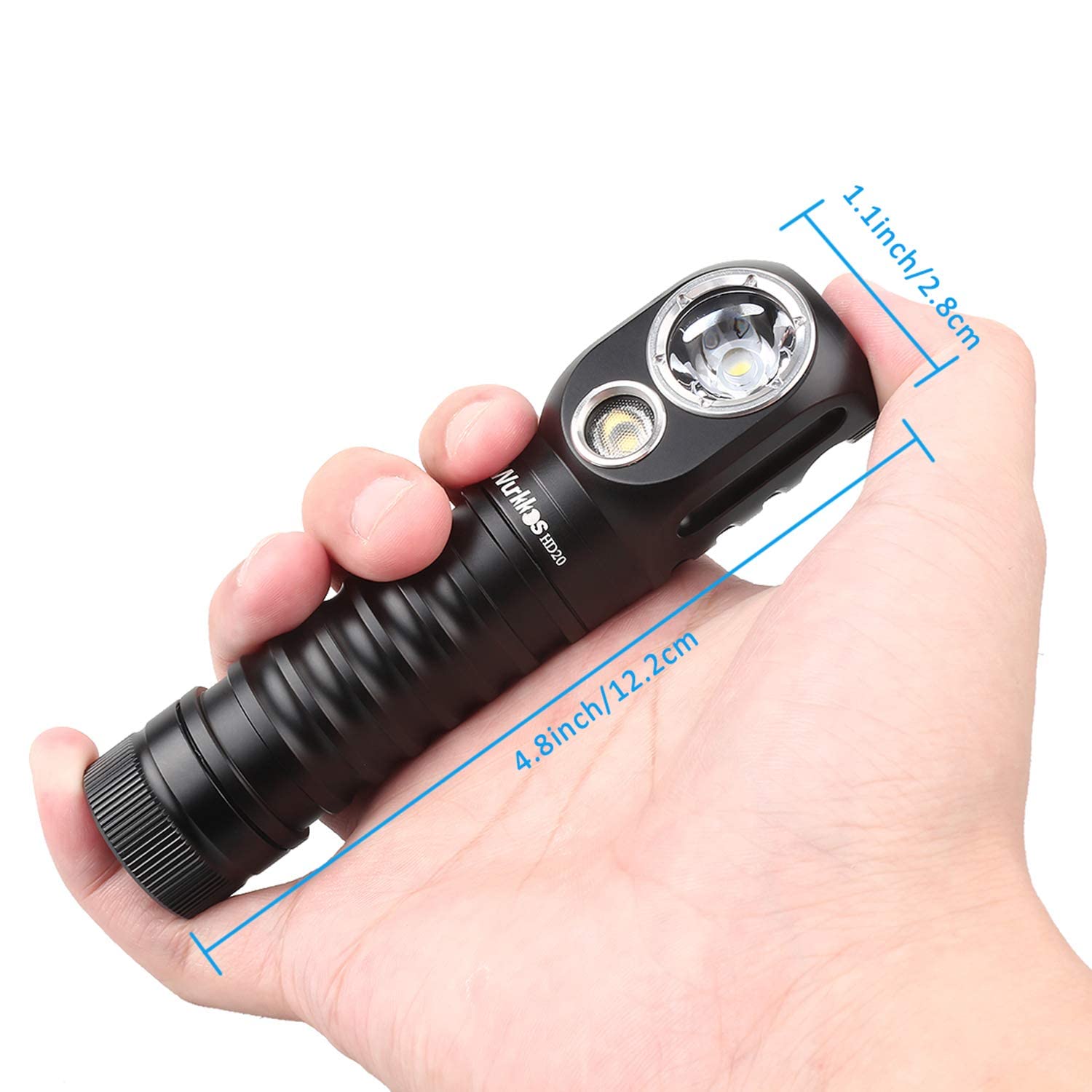 USA Warehouse】HD20 USB C Rechargeable Headlamp 21700 Flashlight