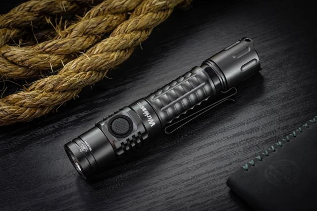 Wurkkos FC12 USB C Rechargeable Tactical Flashlight SFT40 2000lm 345M Throw Powerful Torch with Tail Switch 2 Groups