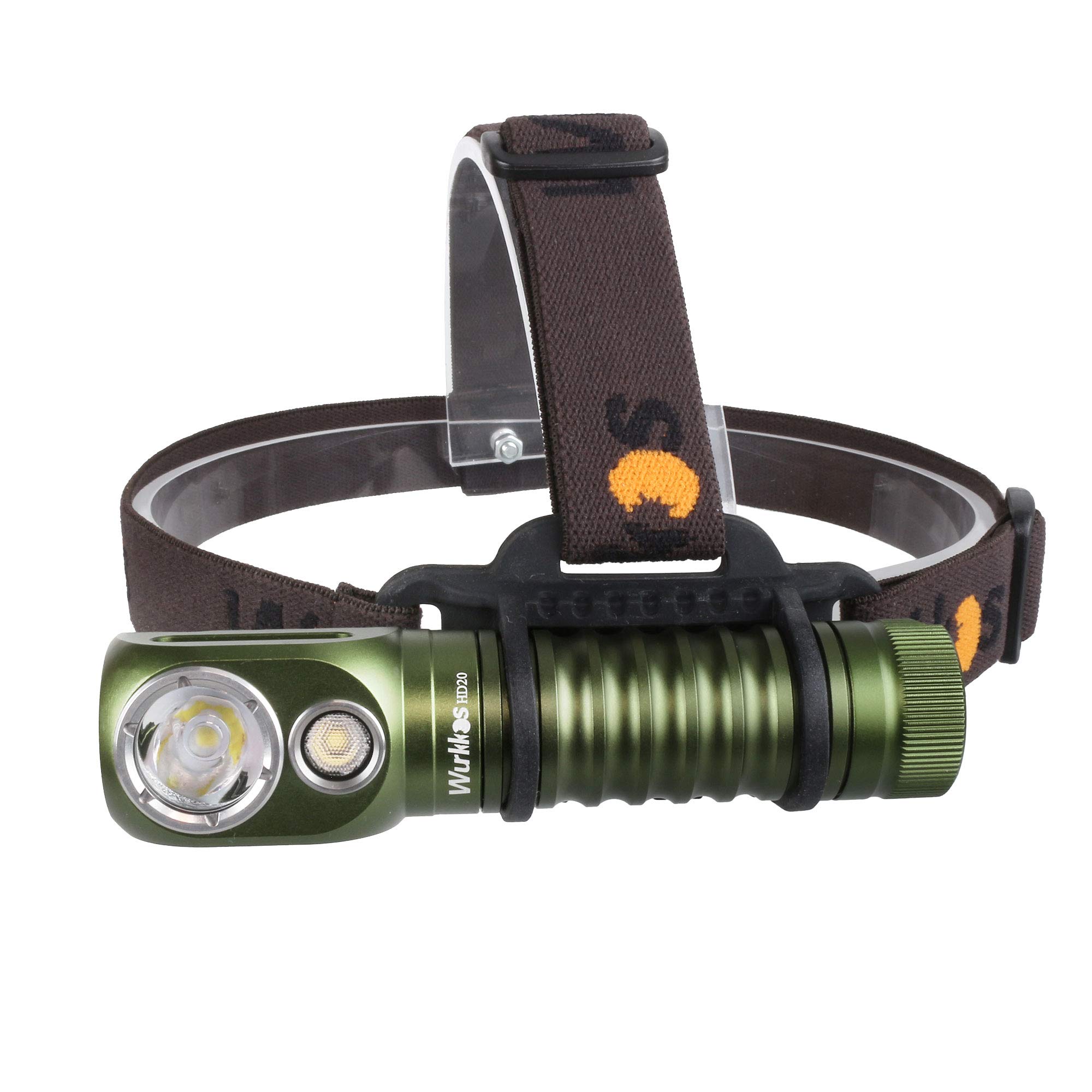 HD20 USB C Rechargeable Headlamp 21700 Flashlight 2000lm Dual LED
