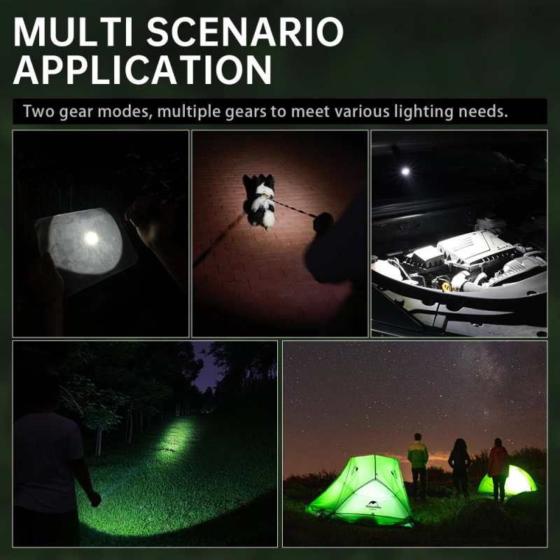 Wurkkos TS12 Mini Thrower EDC Flashlight, 1350LM 473Meters Powerful USB C Rechargeable Light