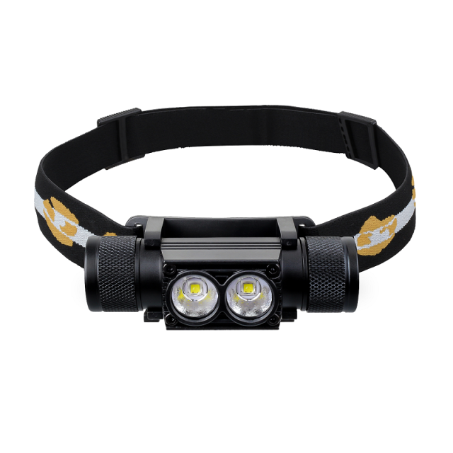 H25S  USB C Rechargeable Headlamp 2*SST40 LED 1200lm Powerful Headlight Working light Original D25S Upgrade