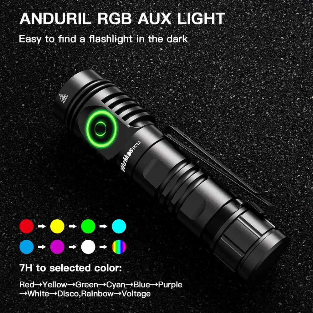 【Flash Deal $18.99】Wurkkos FC13 3500lm Flashlight, Reverse Charging ...