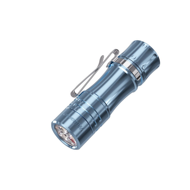 【New Release】Wurkkos Titanium TS10 V2.0 14500 Mini EDC Flashlight, Max 1400lm/130M Powerful Torch, with 3* 90 CRI LEDs Anduril 2.0