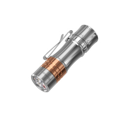 Wurkkos Titanium TS10V2 Ti-copper 14500 Mini EDC Flashlight with 3* 90CRI LEDs Anduril 2.0,Max 1400lm/130M