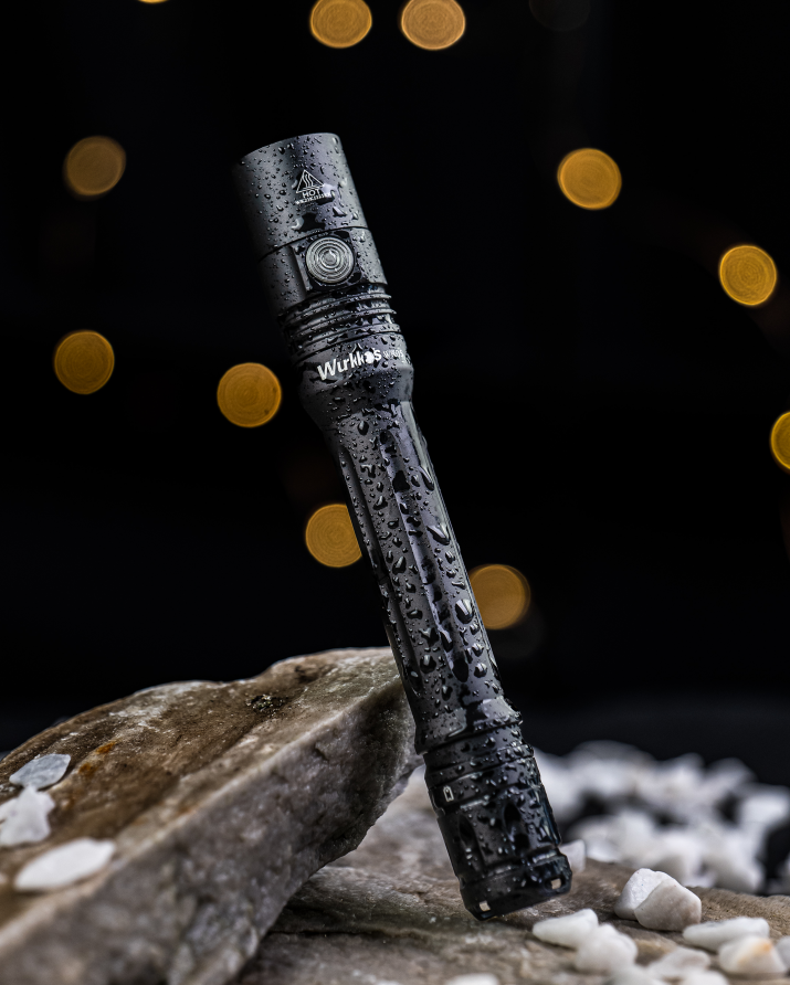 【New Release】Wurkkos WK05 EDC Torch, 2*AA/14500 Mini Penlight, NICHIA 519A 5000K High CRI LED Flashlight with Side Switch & Tail Switch