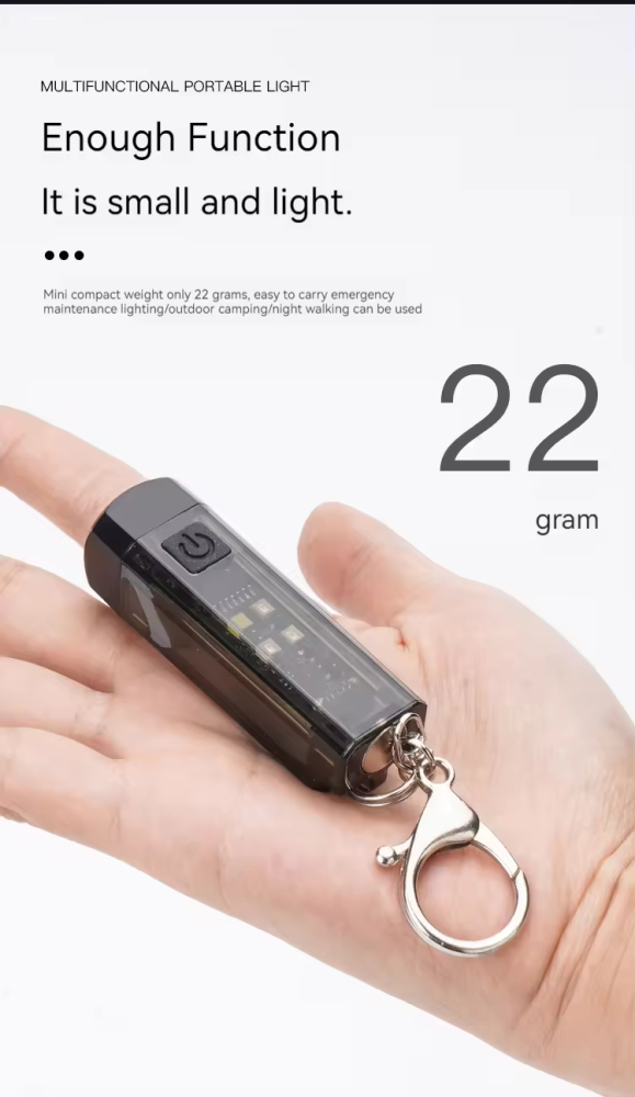 S03 Waterproof Zoom Pocket Small Strong Torch Light Bright Mini Rechargeable Led Cob Tactical Flashlight