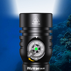 Wurkkos DL02 Amphibious Flashlight, 3000 Lumens 1627ft Long Range