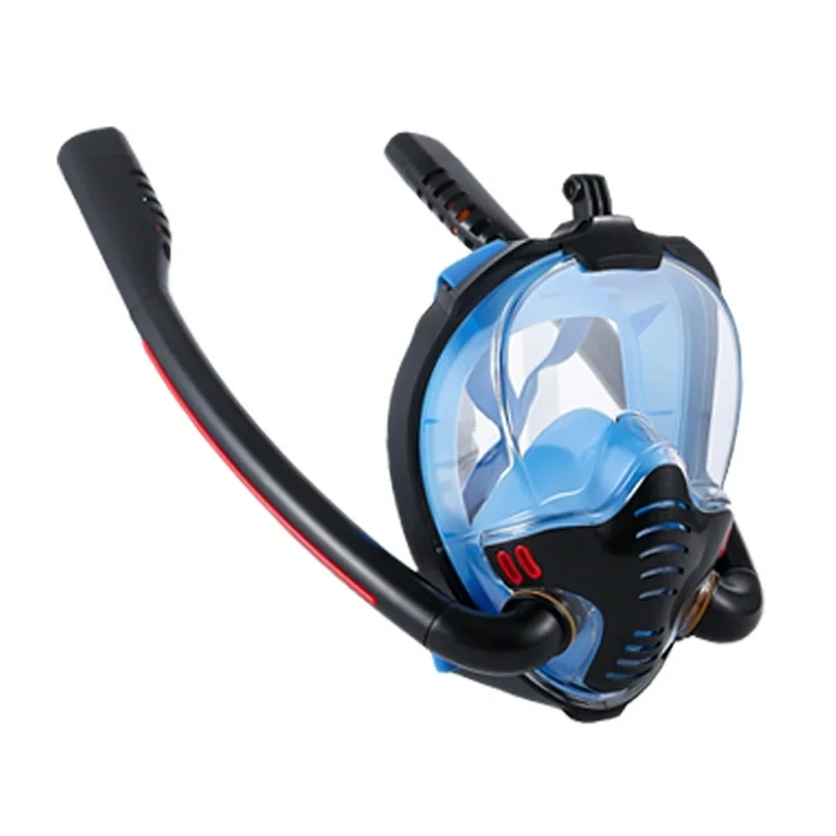 Breathing apparatus for underwater swimming