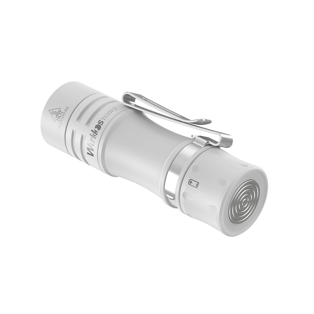 【Mao】Wurkkos TS10 V2 14500 Powerful Mini  EDC Flashlight with 3* 90 CRI LEDs and 3* RGB Aux LEDs ,Anduril 2.0,Max 1400lm