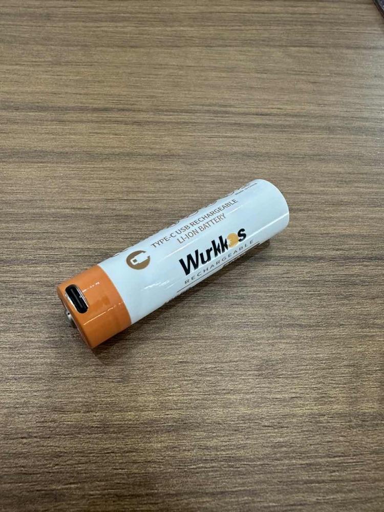 Wurkkos 3000mah 18650 Rechargeable Battery with USB-C Chargering Port