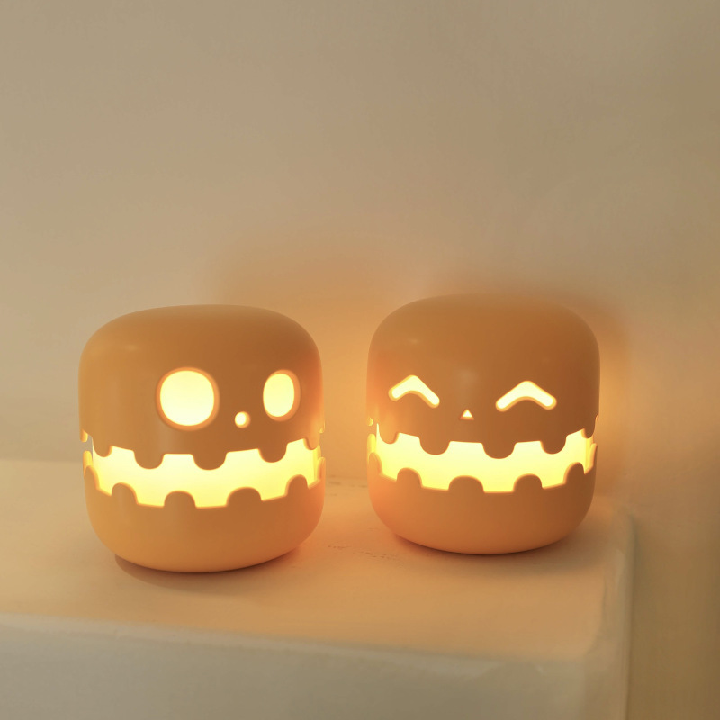 Halloween Pumpkin Lanterns, Warm lights for night＆Fun Toy