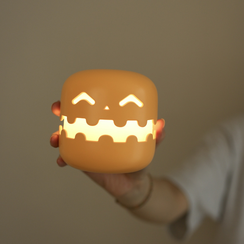 Halloween Pumpkin Lanterns, Warm lights for night＆Fun Toy