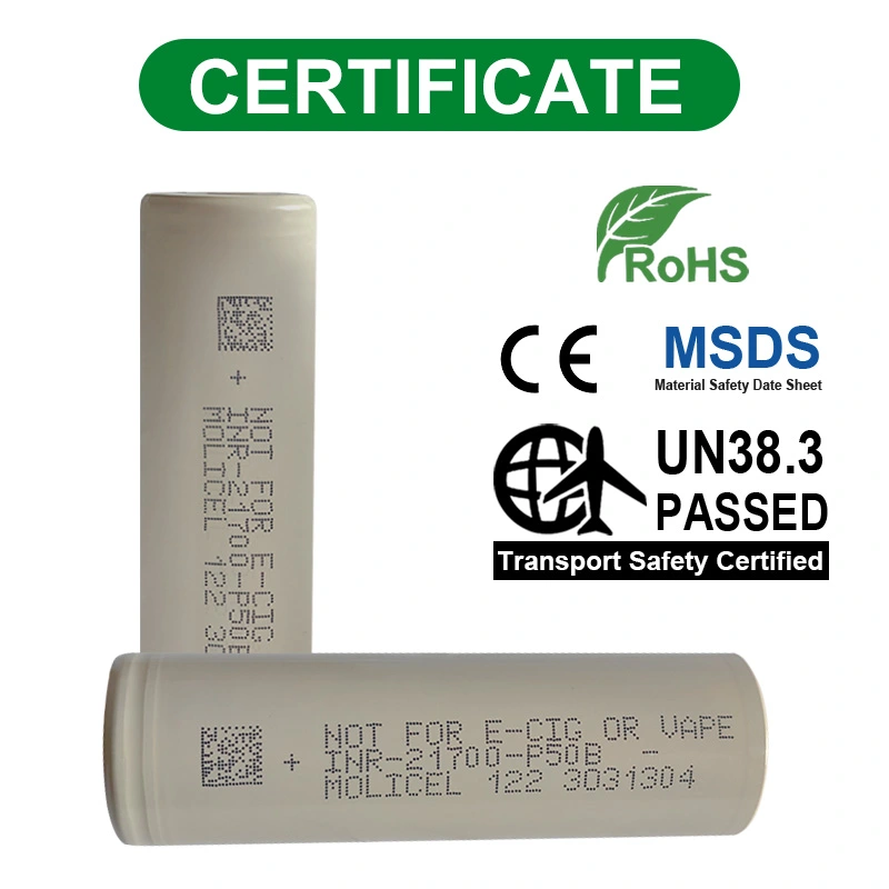 【P50B 21700 available】Molicel 21700 Lithium Liion Battery, Molicel P50B, P45B, P42A 21700