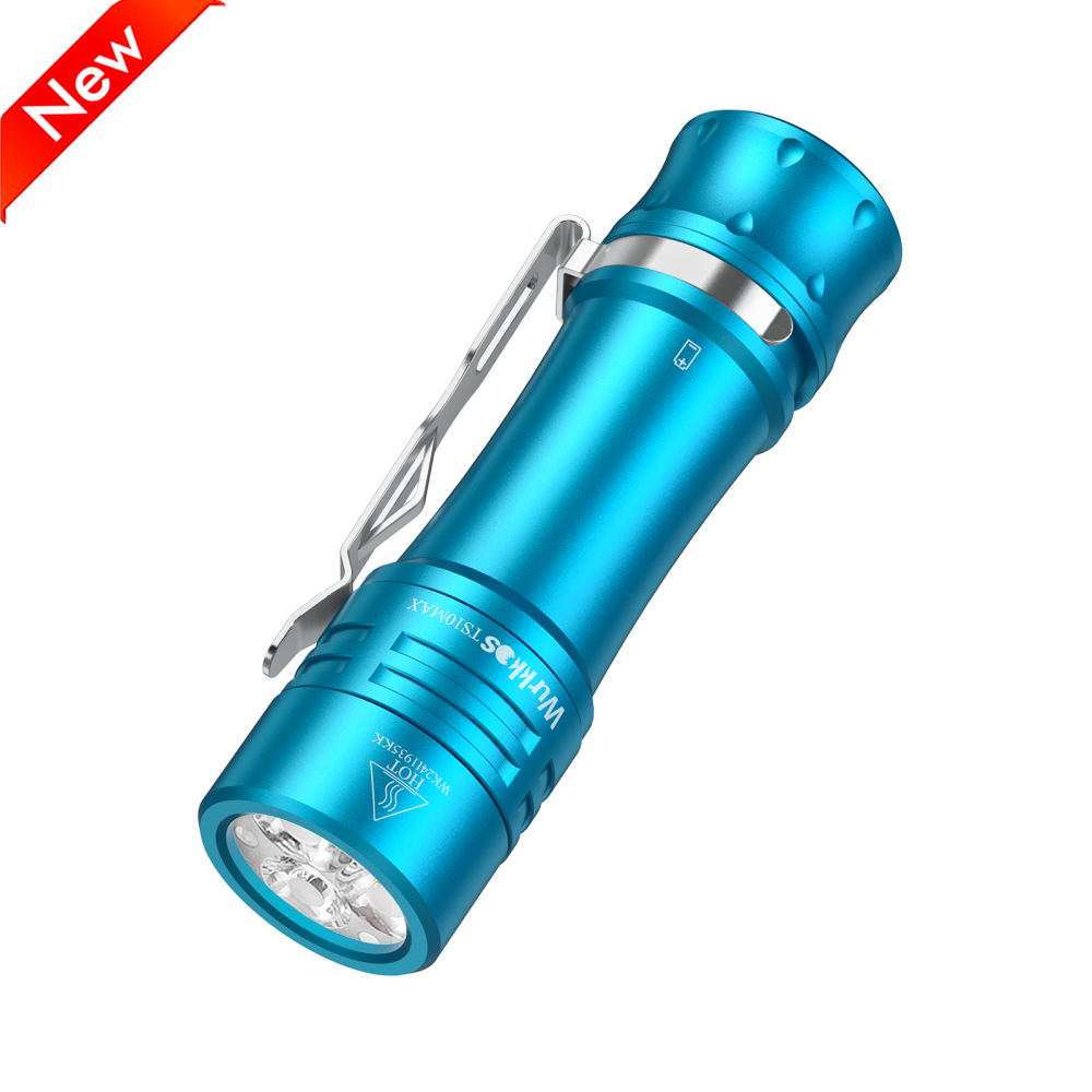 【New Release】TS10 MAX Nichia 519A 5000k＆ anduril 2.0 ,18650 portable flashlight with Maximum output 2500 lumens/157m/E-tail switch
