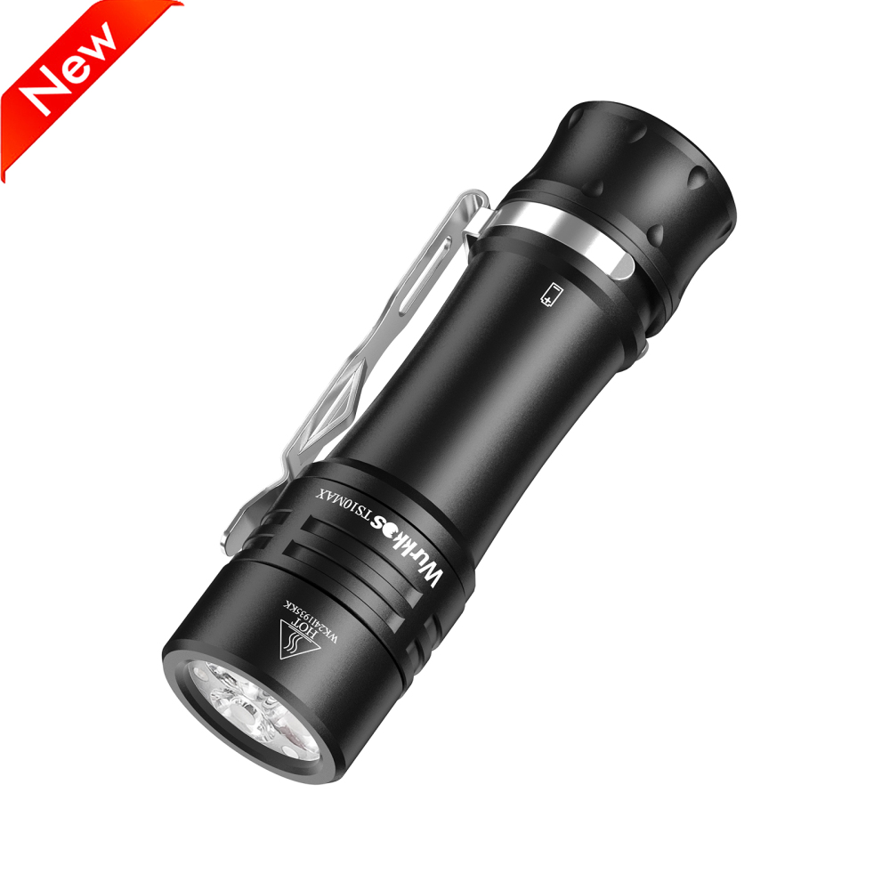 【New Release】TS10 MAX Nichia 519A 5000k＆ anduril 2.0 ,18650 portable flashlight with Maximum output 2500 lumens/157m/E-tail switch