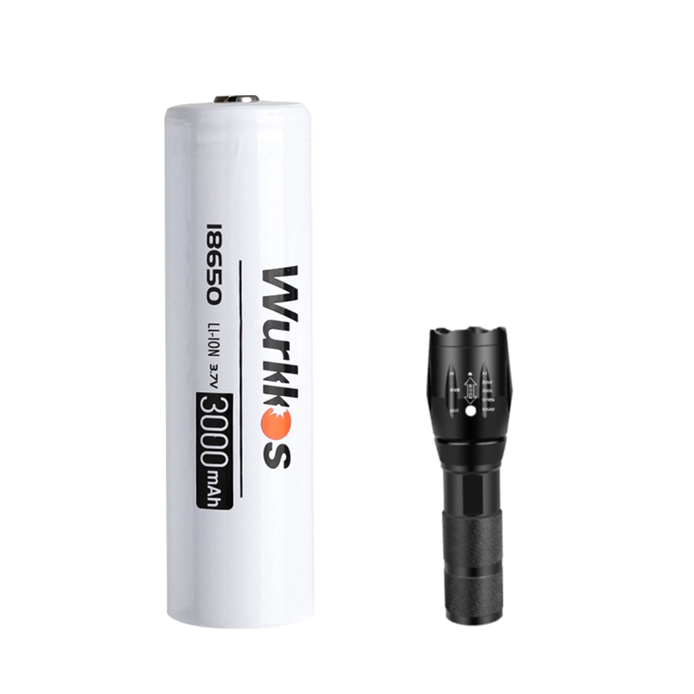 Free Giftt1PC Wurkkos 18650 Rechargeable Batteries 3000mAh Free Giftt1PC Wurkkos 18650 Rechargeable Batteries 3000mAh